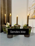 Deko med pudemos og LEDlys
