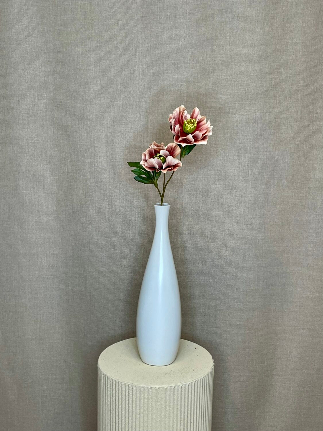 Julerose rosa h 67 cm