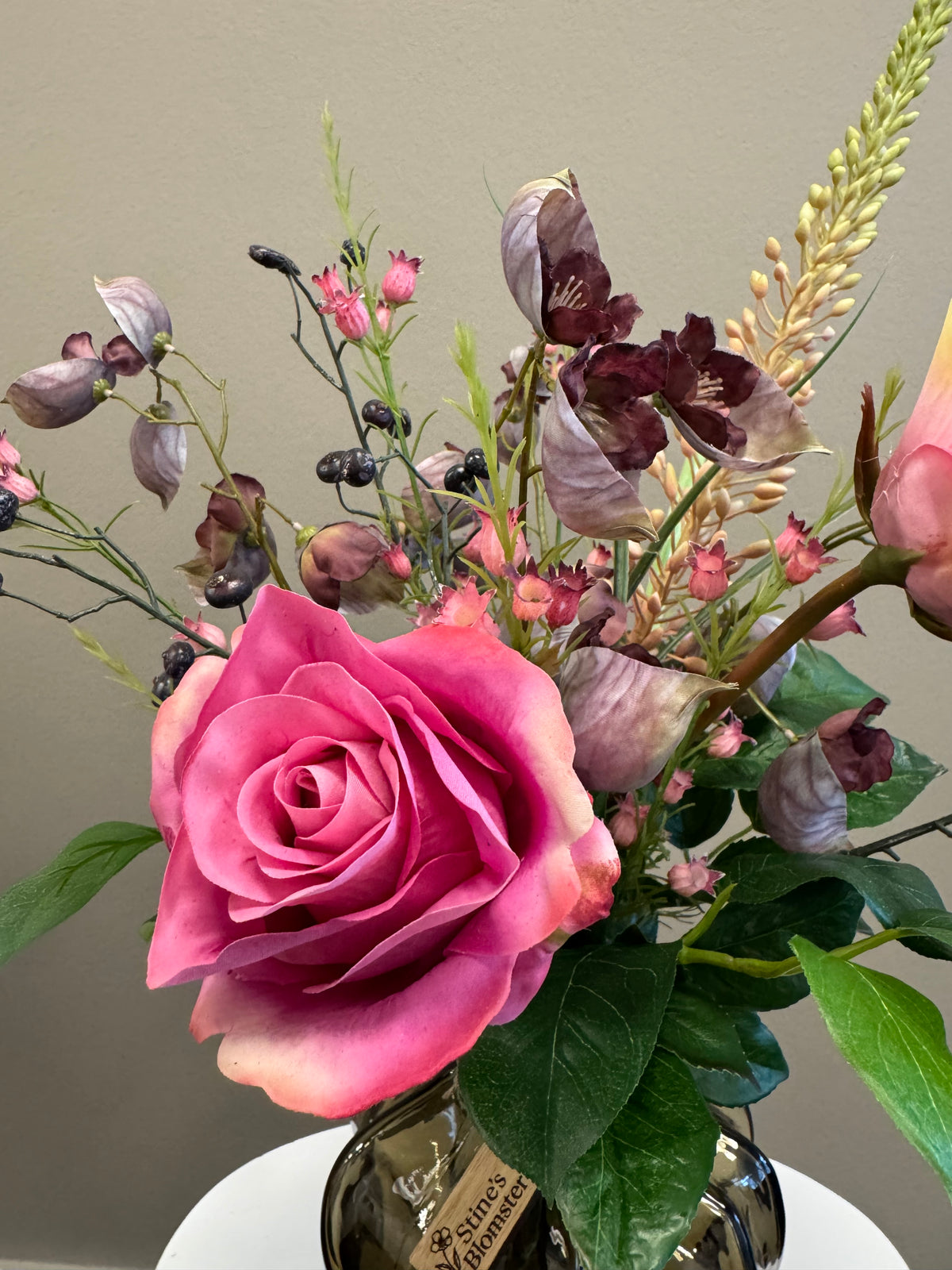 UNIKA pink rose efterår