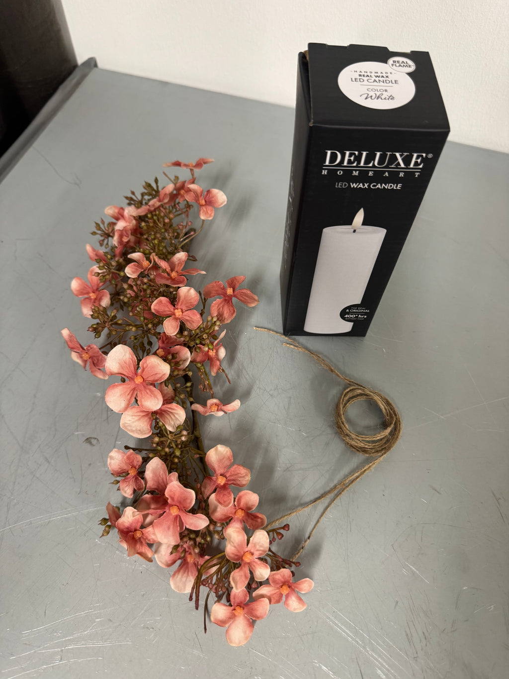 Blomster ranke & LEDlys