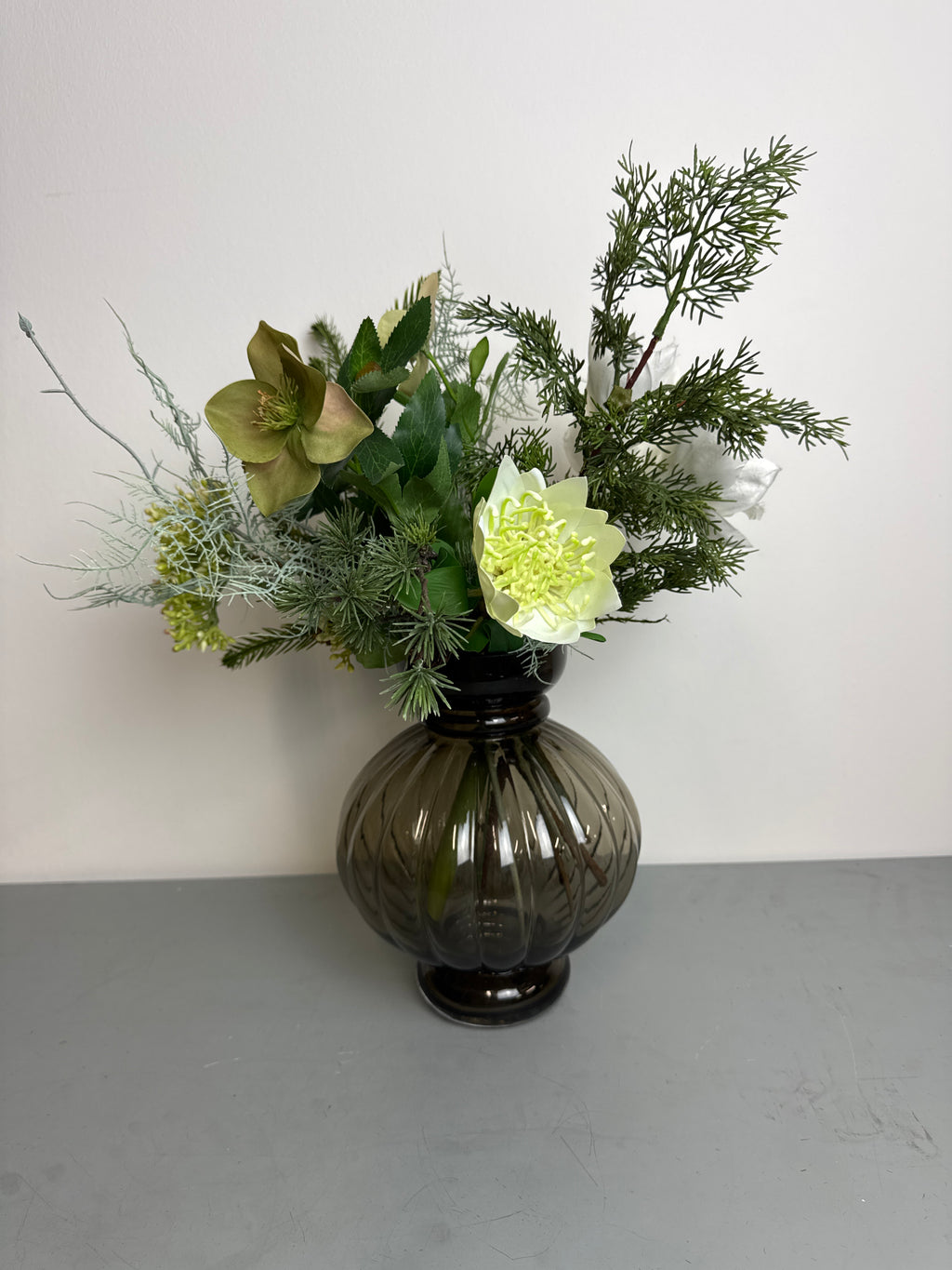 Julebuket hvid tilbud