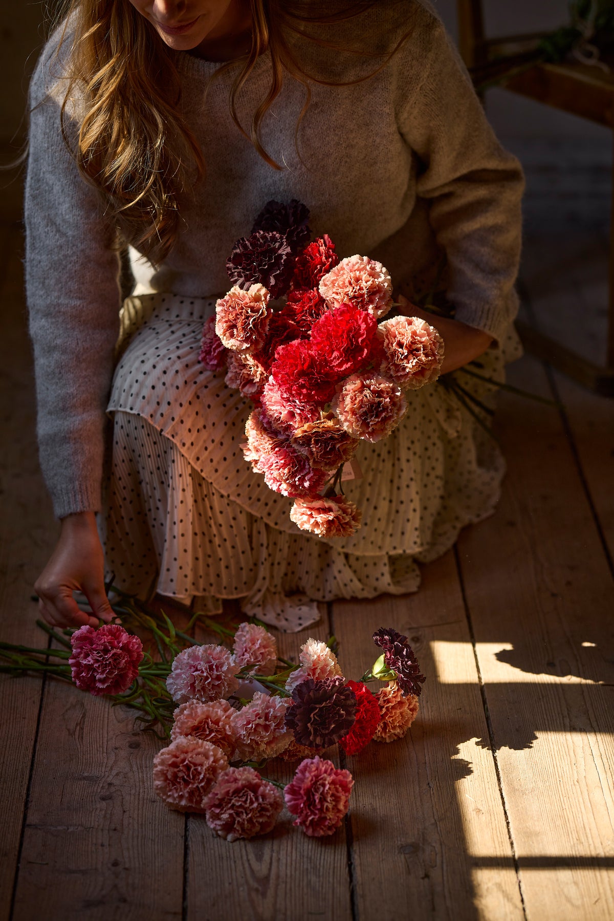 Nellike 44 cm lys rosa