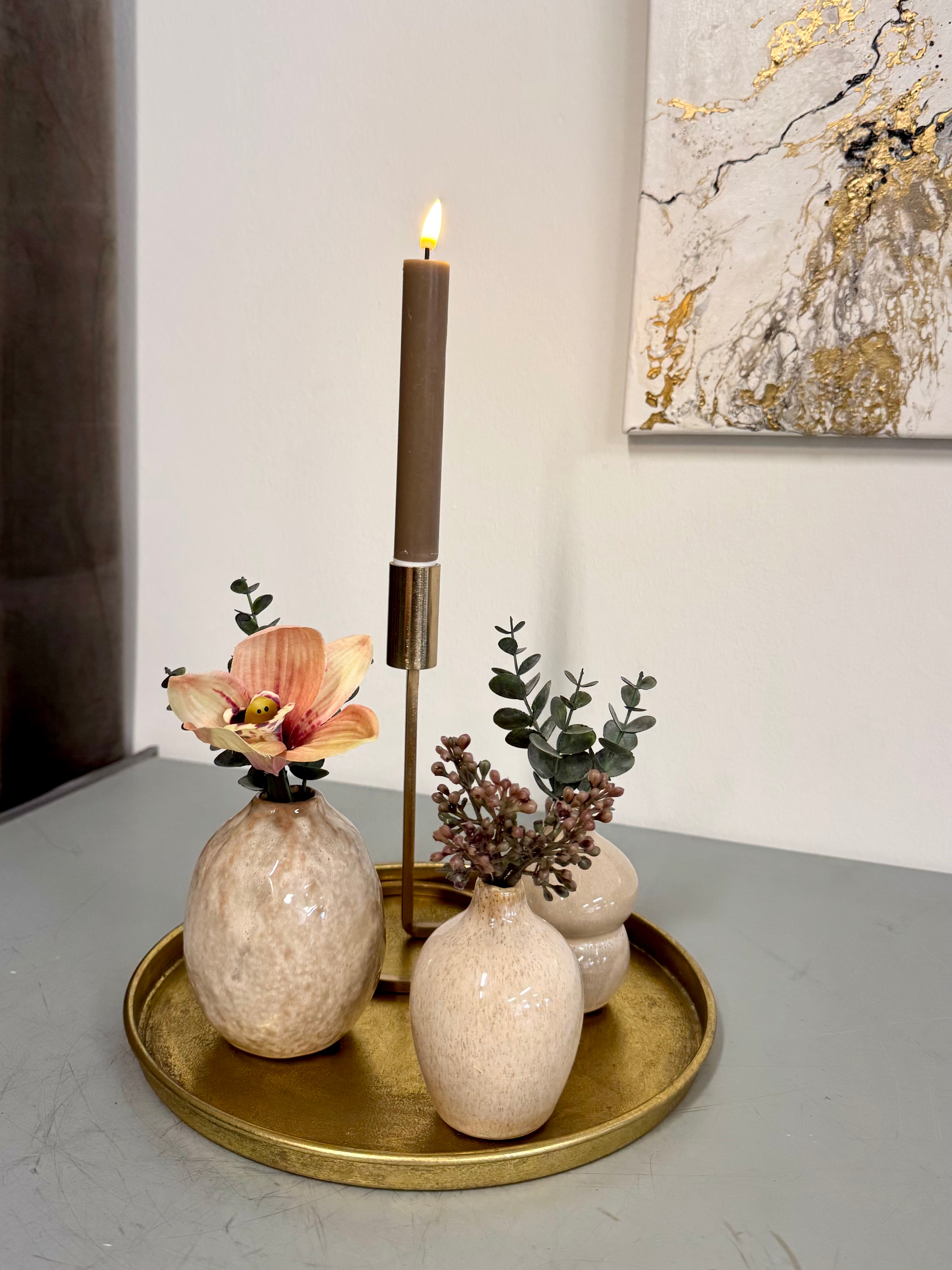 Vase sæt inkl. blomster
