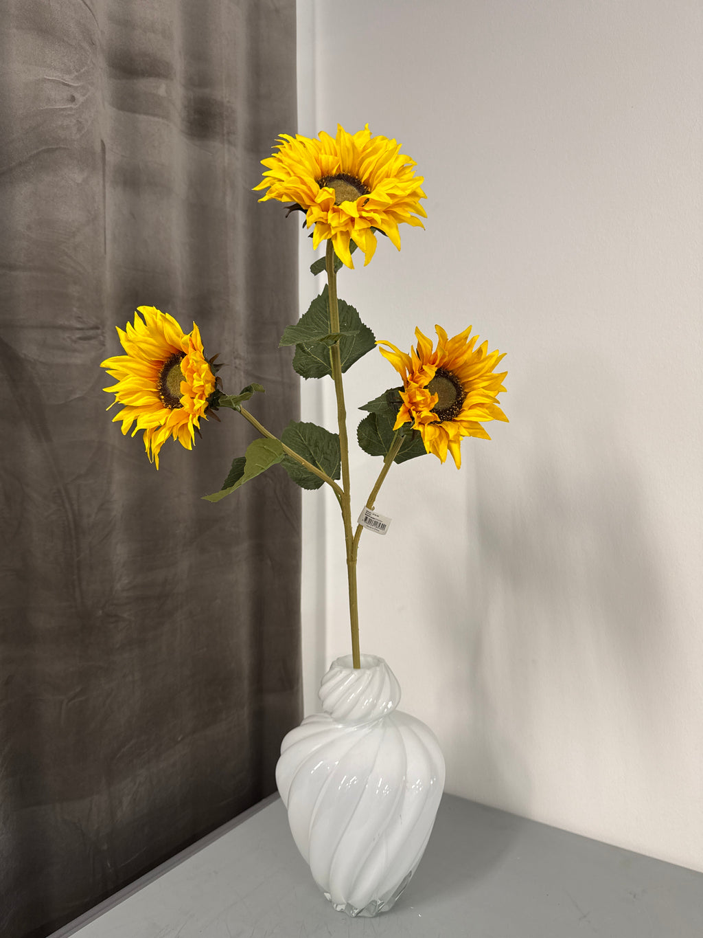 Solsikke (3 blomster) gul
