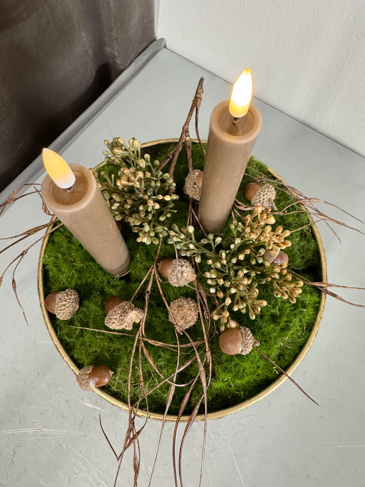 Deko i guld opsats