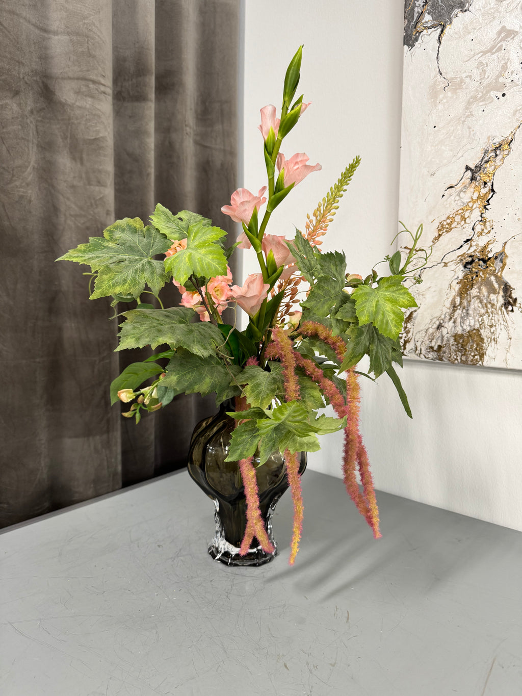 Deluxe rosa/pink buket
