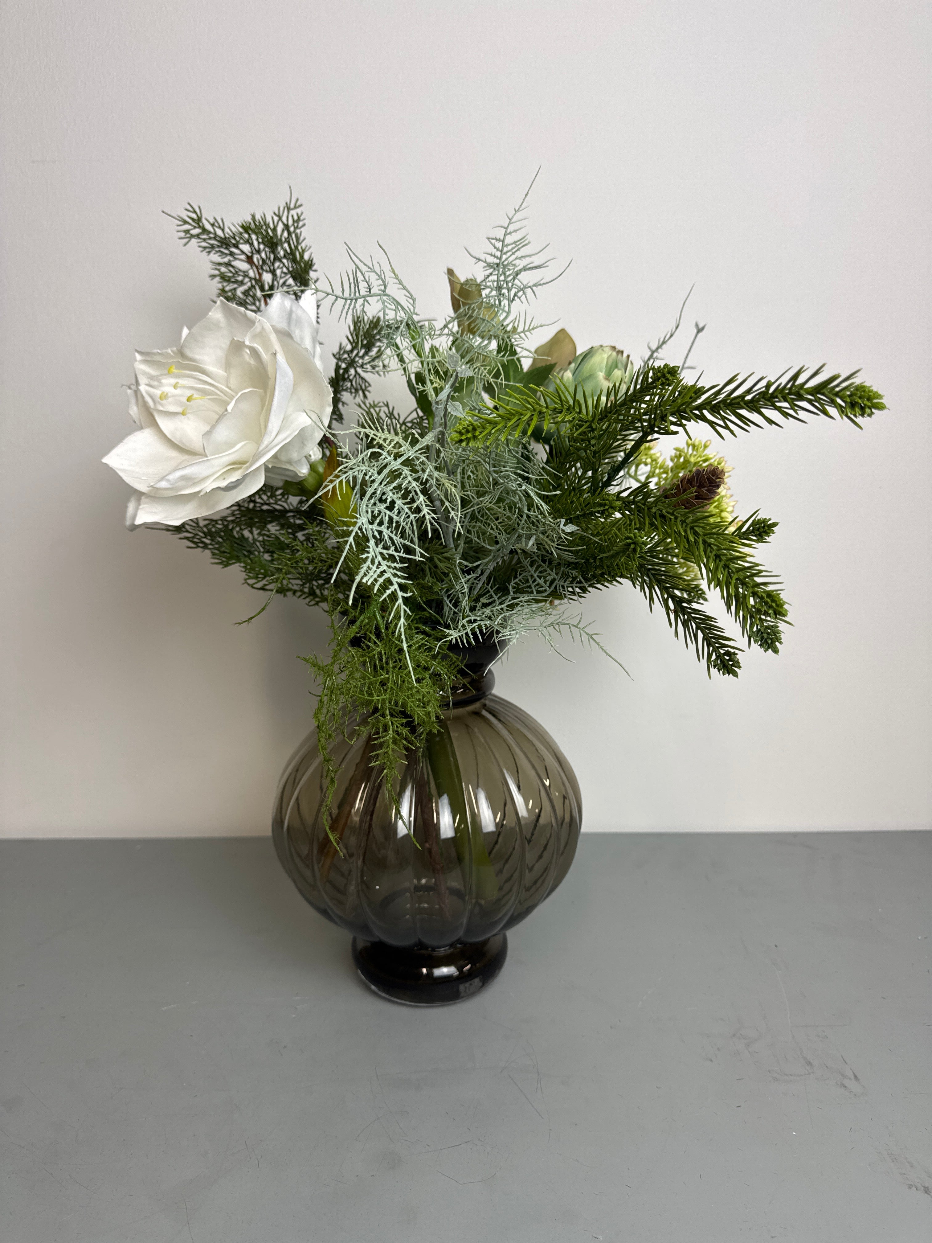 Julebuket hvid tilbud