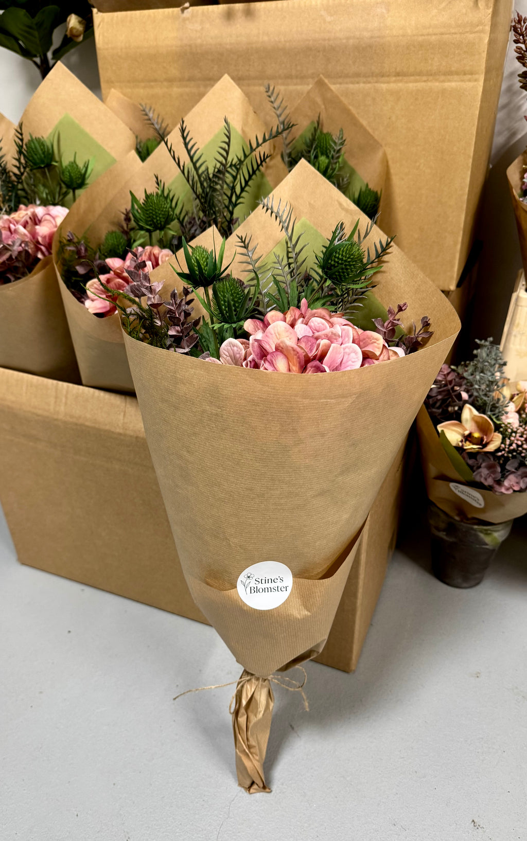 Mix med bla. Hortensia