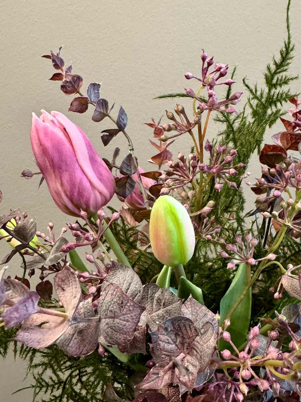 Tulipan buket rosa