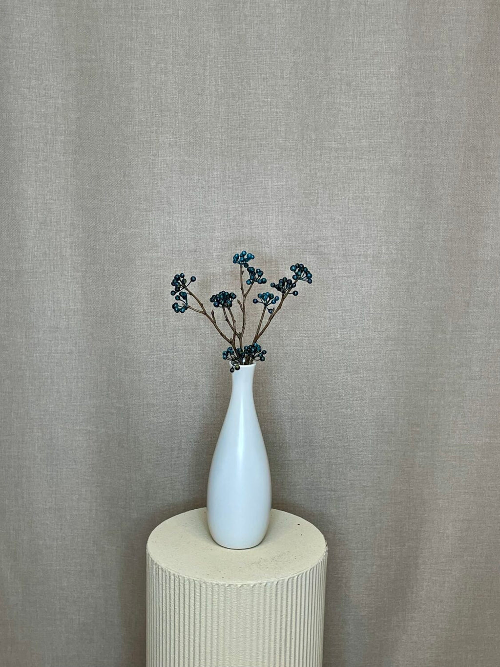 Gren sorte bær bundt/ 3 stk helix h 42 cm