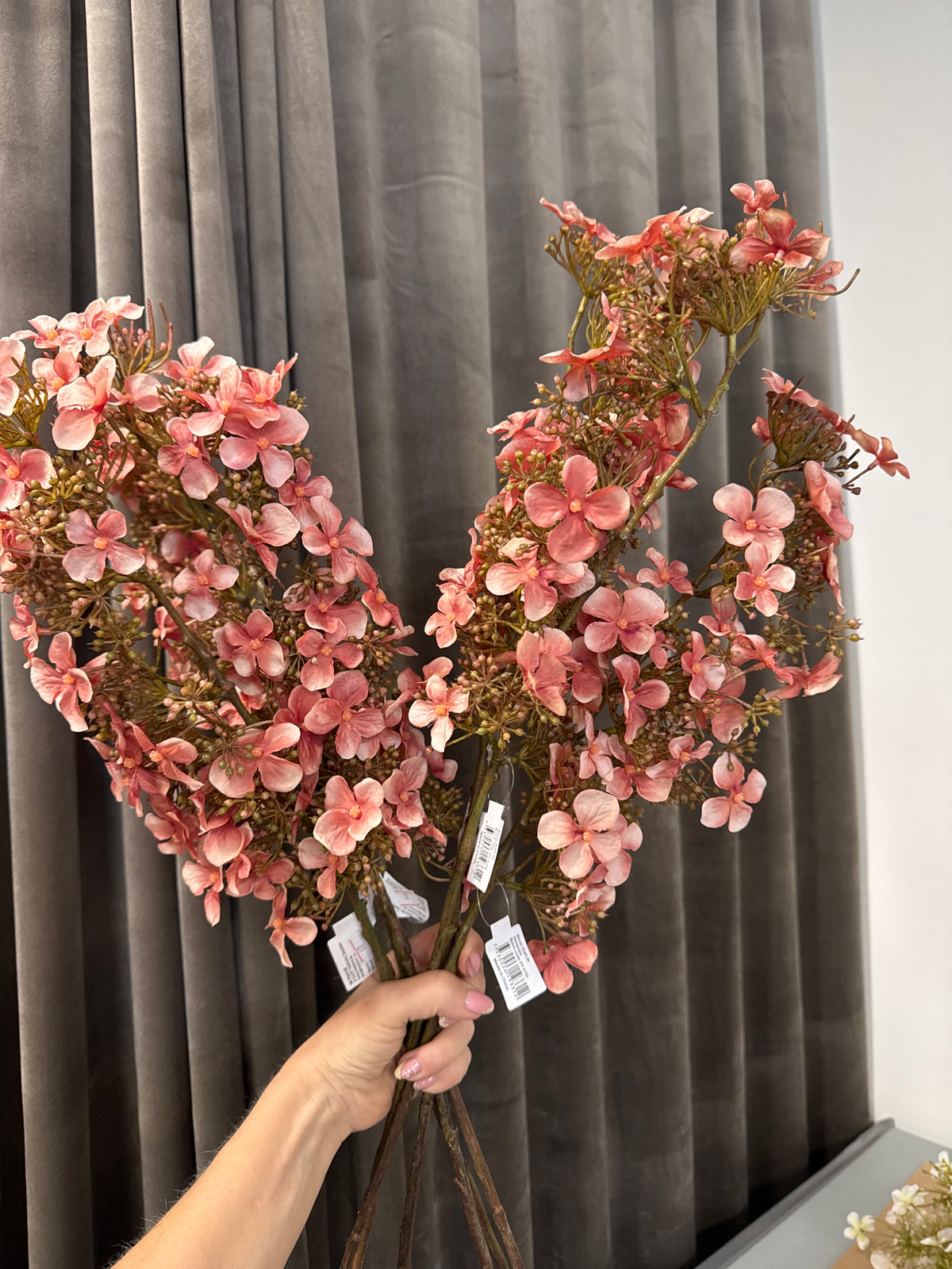 Hortensia høj rosa 89 cm