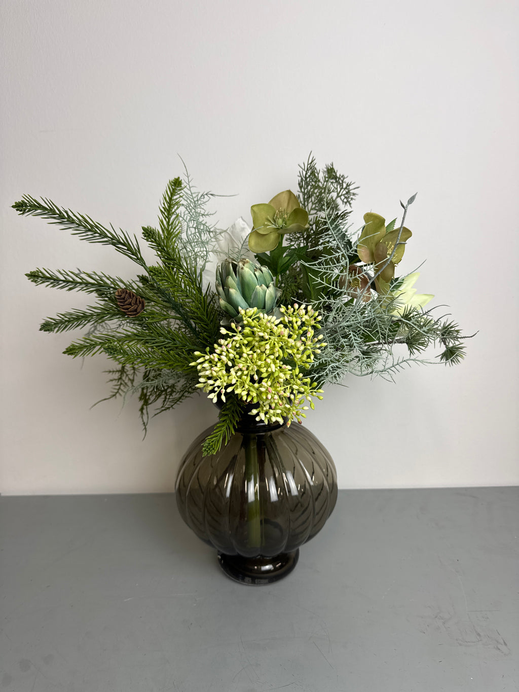 Julebuket hvid tilbud