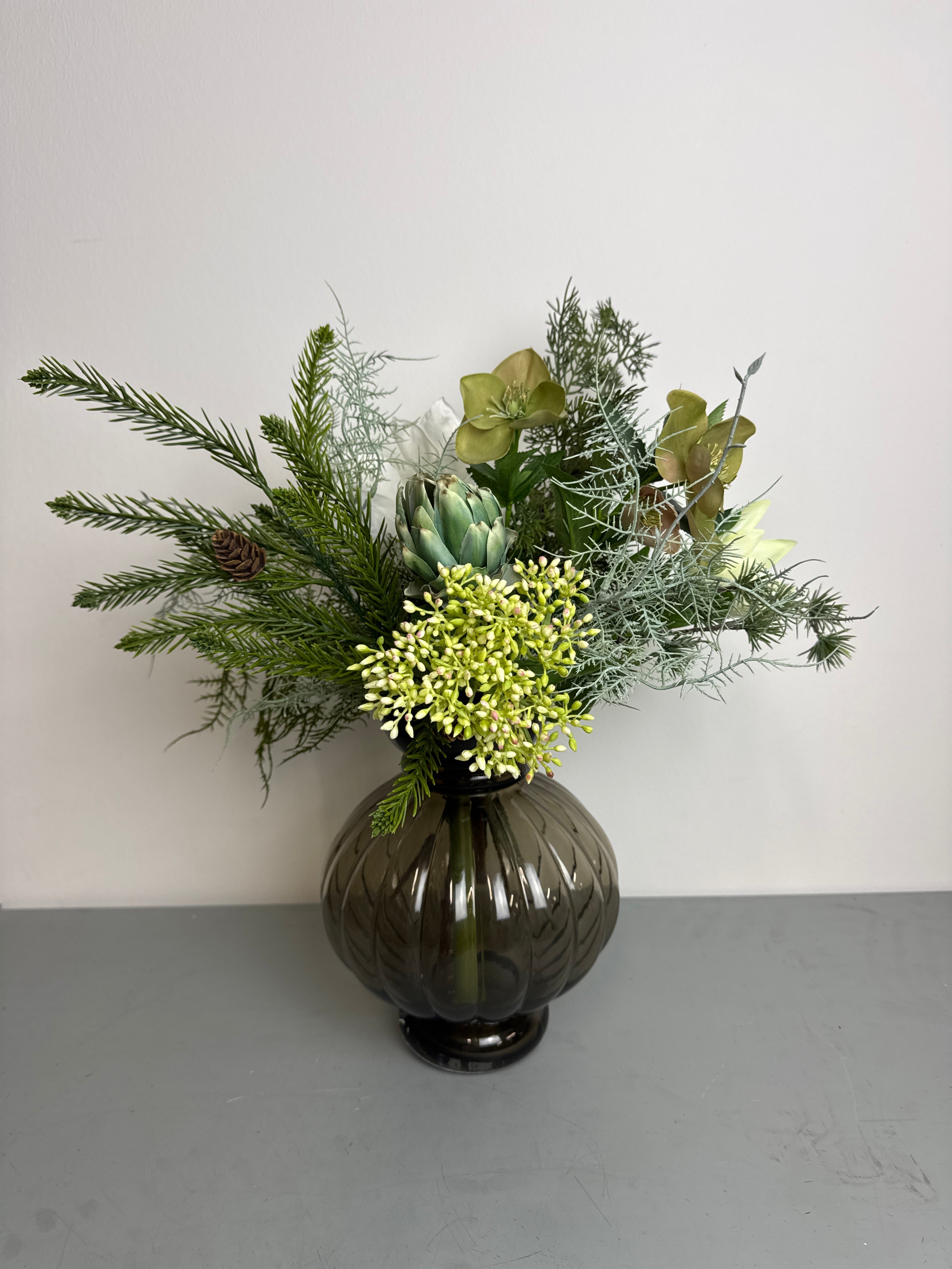 Julebuket hvid tilbud