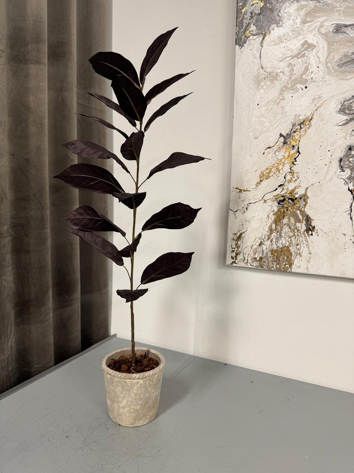 Blad burgundy 100 cm
