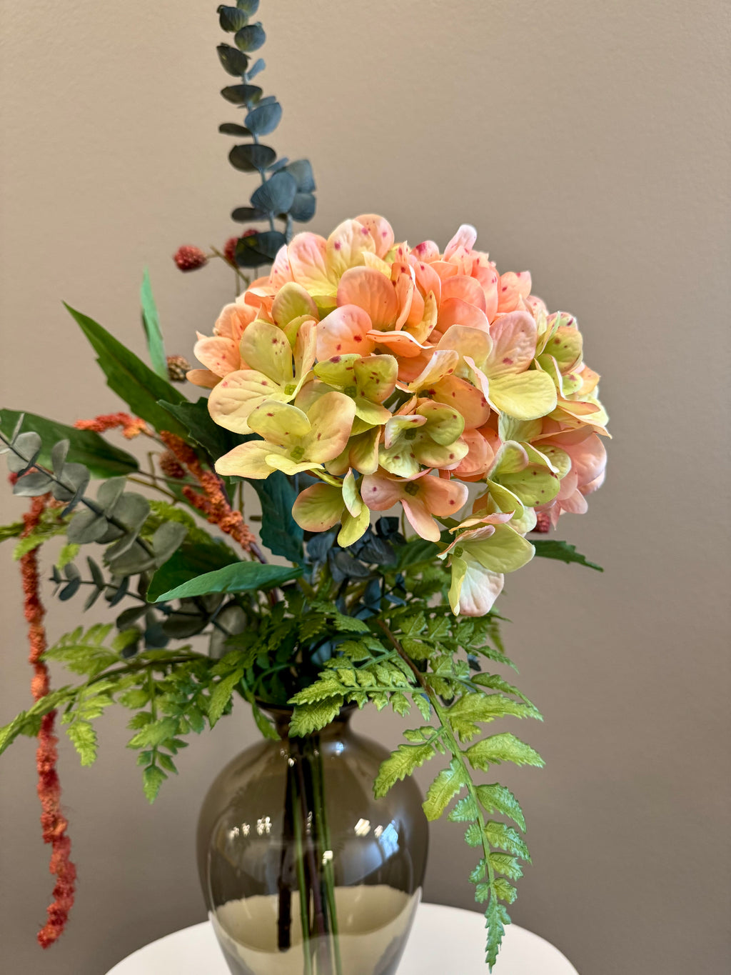 Hortensia peach buket