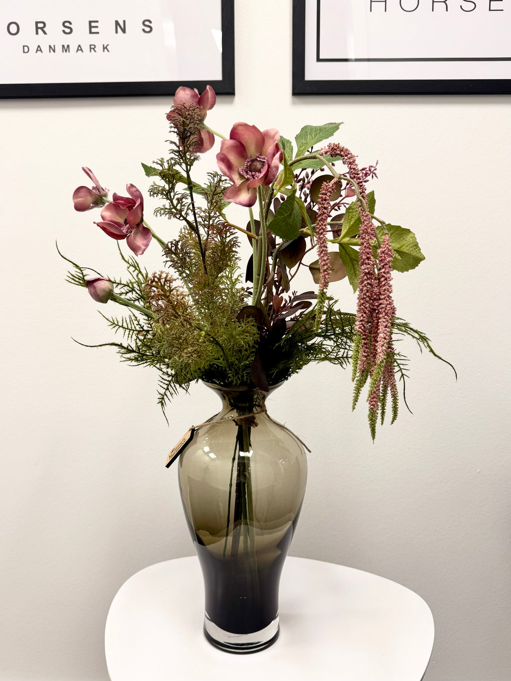 Rosa efterår med hænge Amaranthus