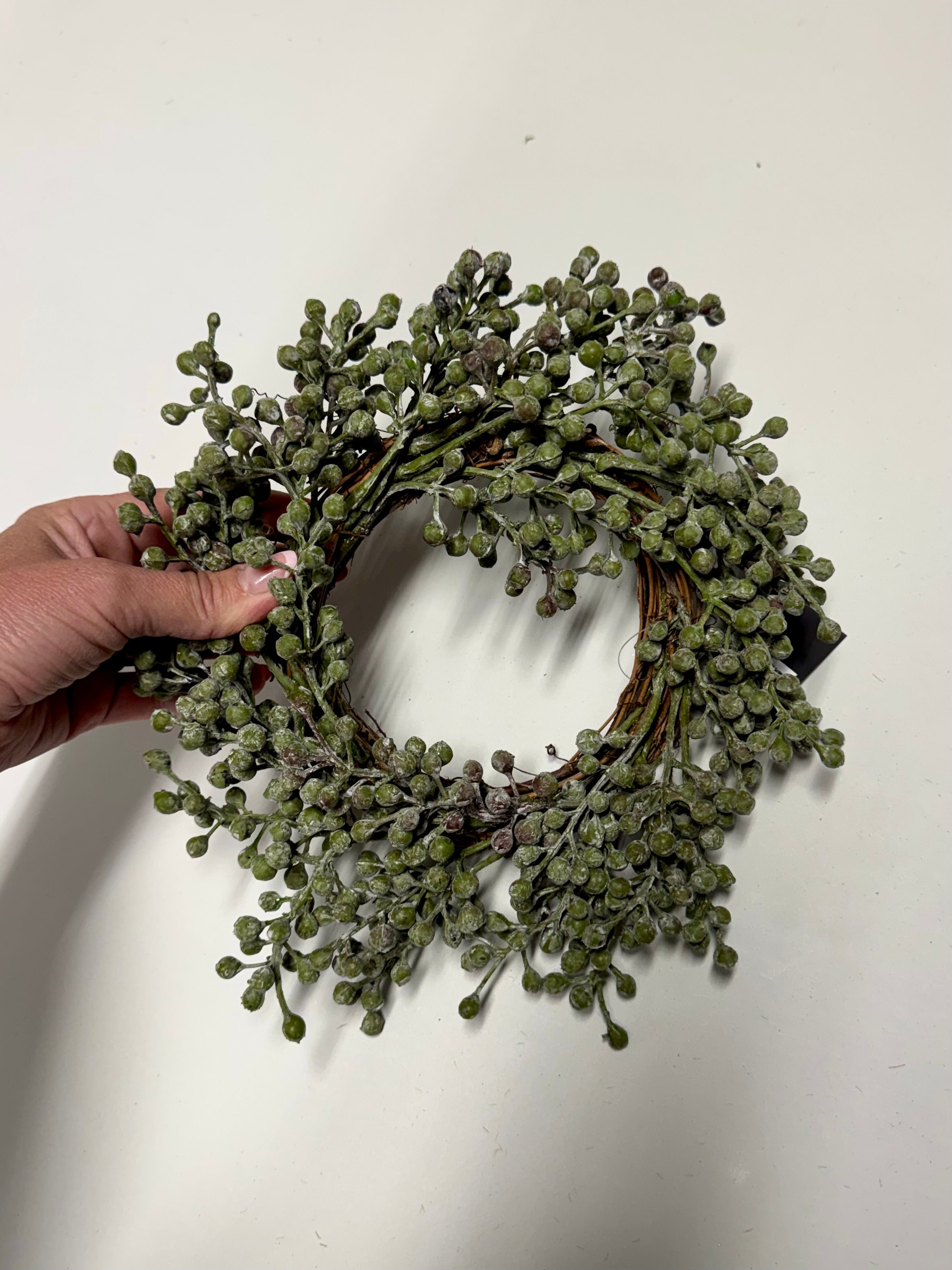 Dadel krans grøn ø 22 cm