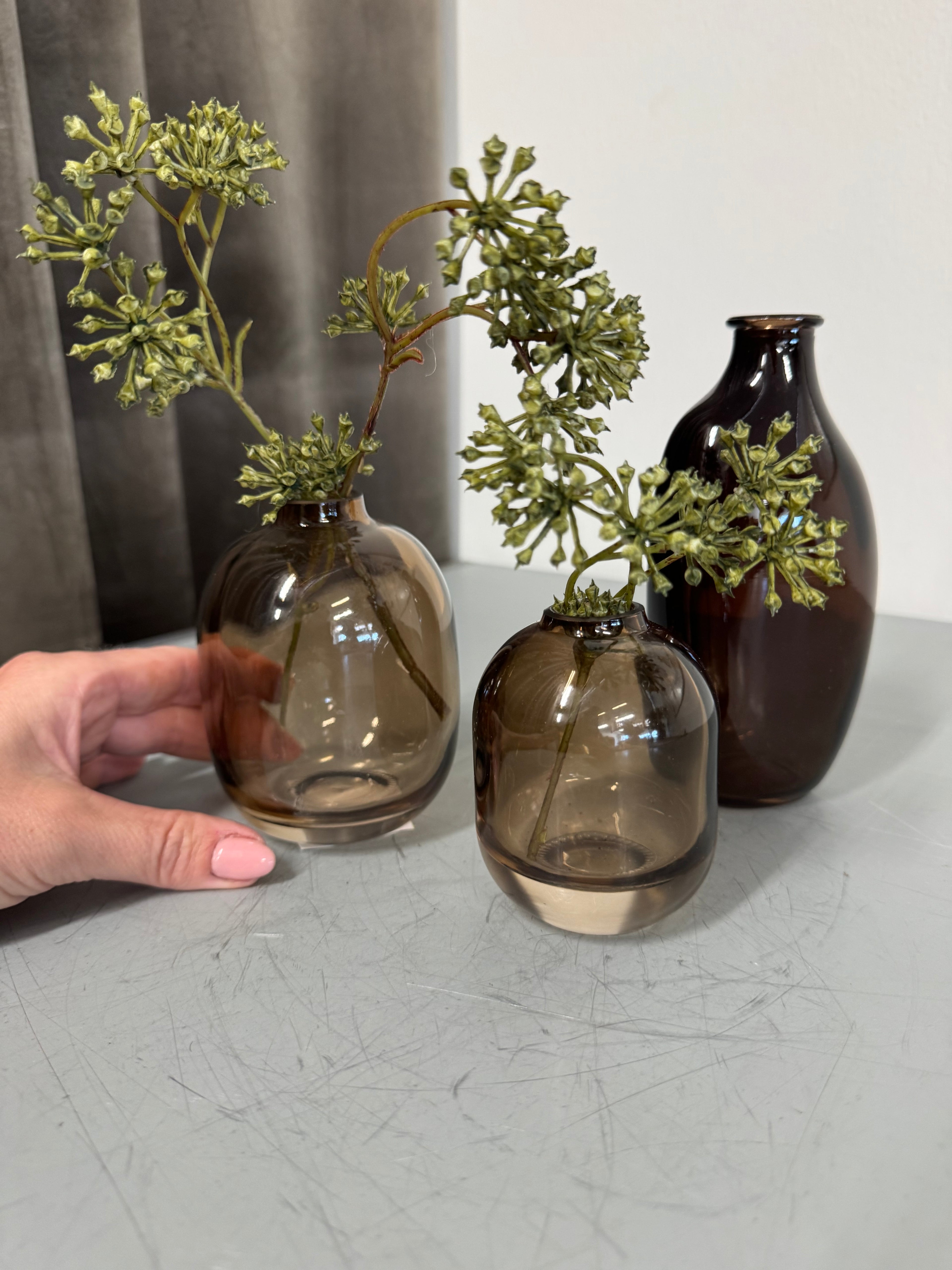 Brun vase 2