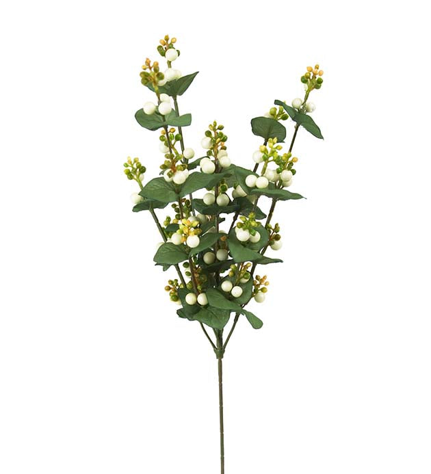 Snebær med blad 47 cm