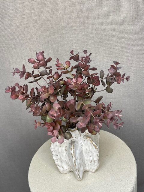 Eucalyptus buket lys bordeaux h 33 cm