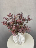 Eucalyptus buket lys bordeaux h 33 cm