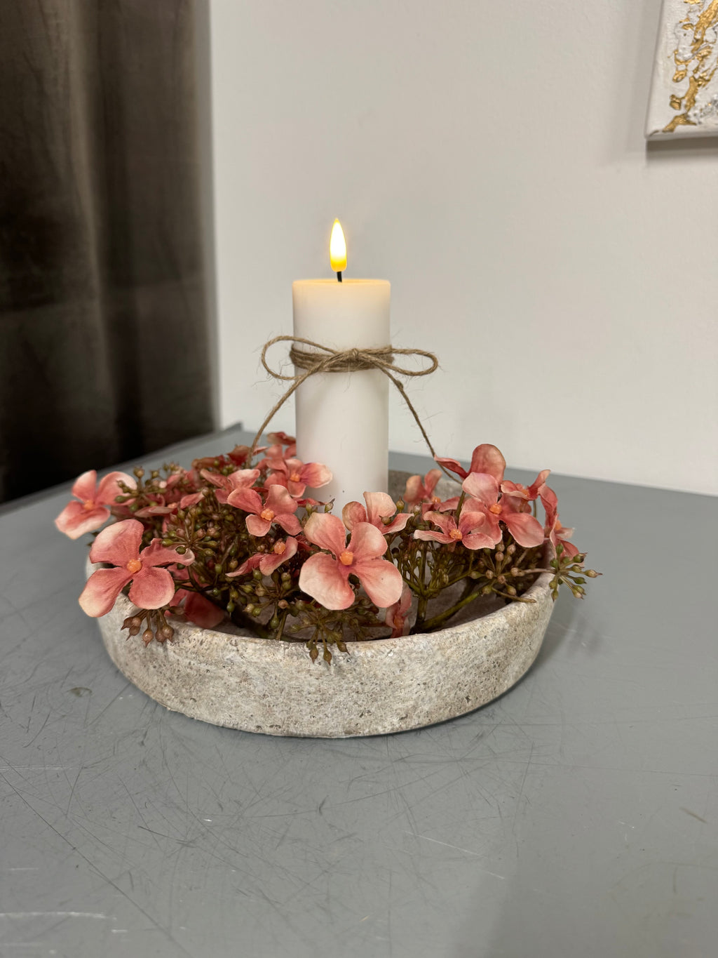 Blomster ranke & LEDlys
