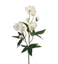 Julerose hvid 57 cm