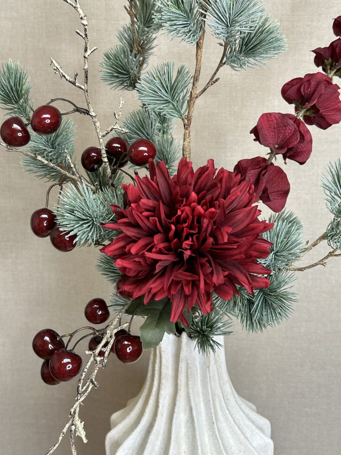 Kirsebærgren h 78 cm Bordeaux