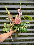Deluxe rosa/pink buket