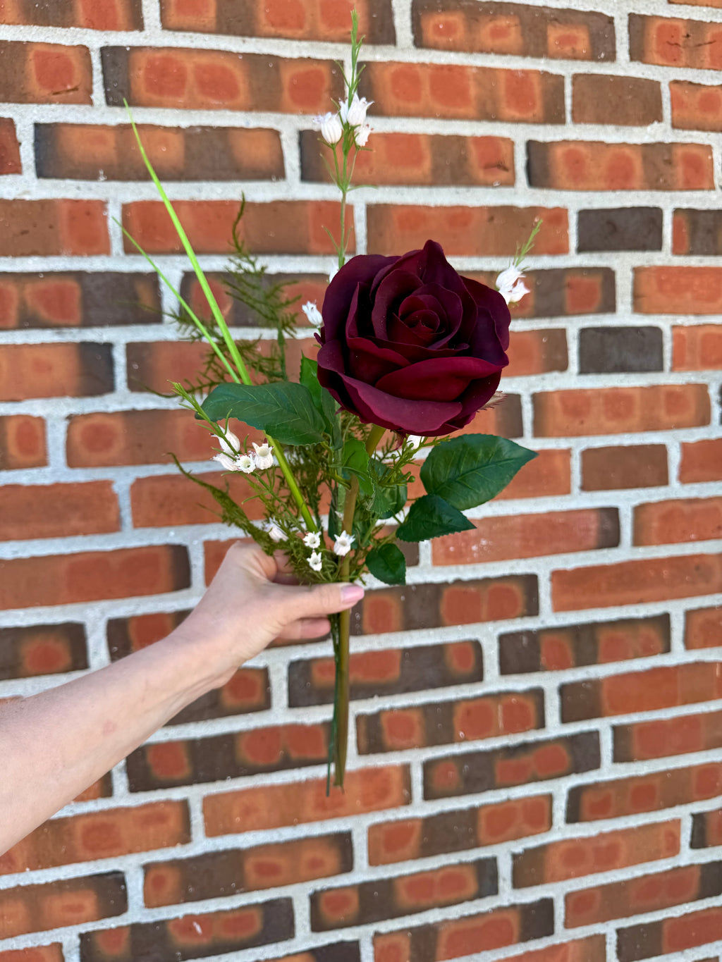 Lille rød Deluxe Rose buket