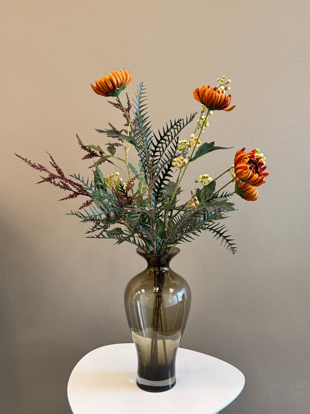 Mix med bla. Orange chrysanthemum