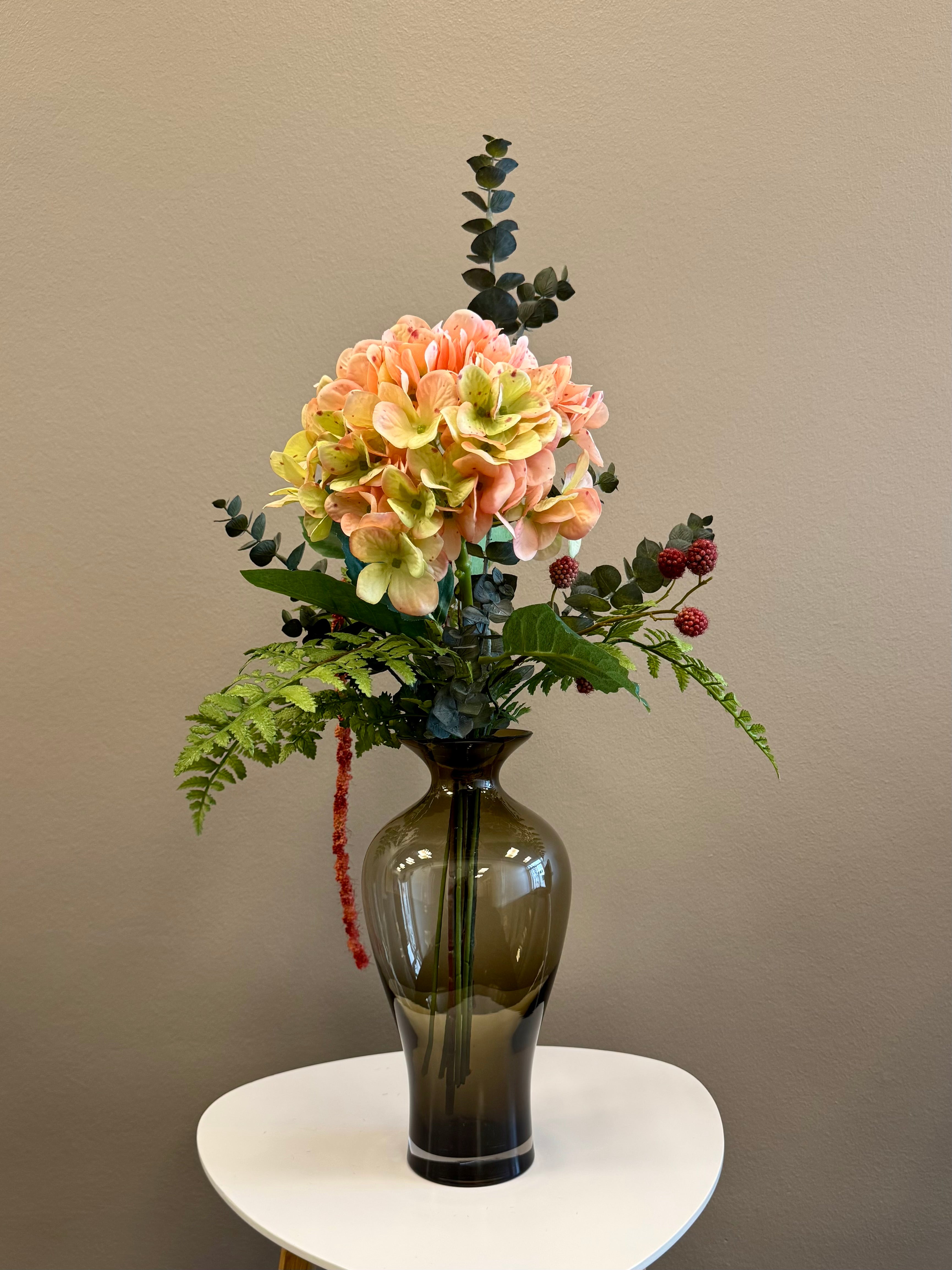 Hortensia peach buket