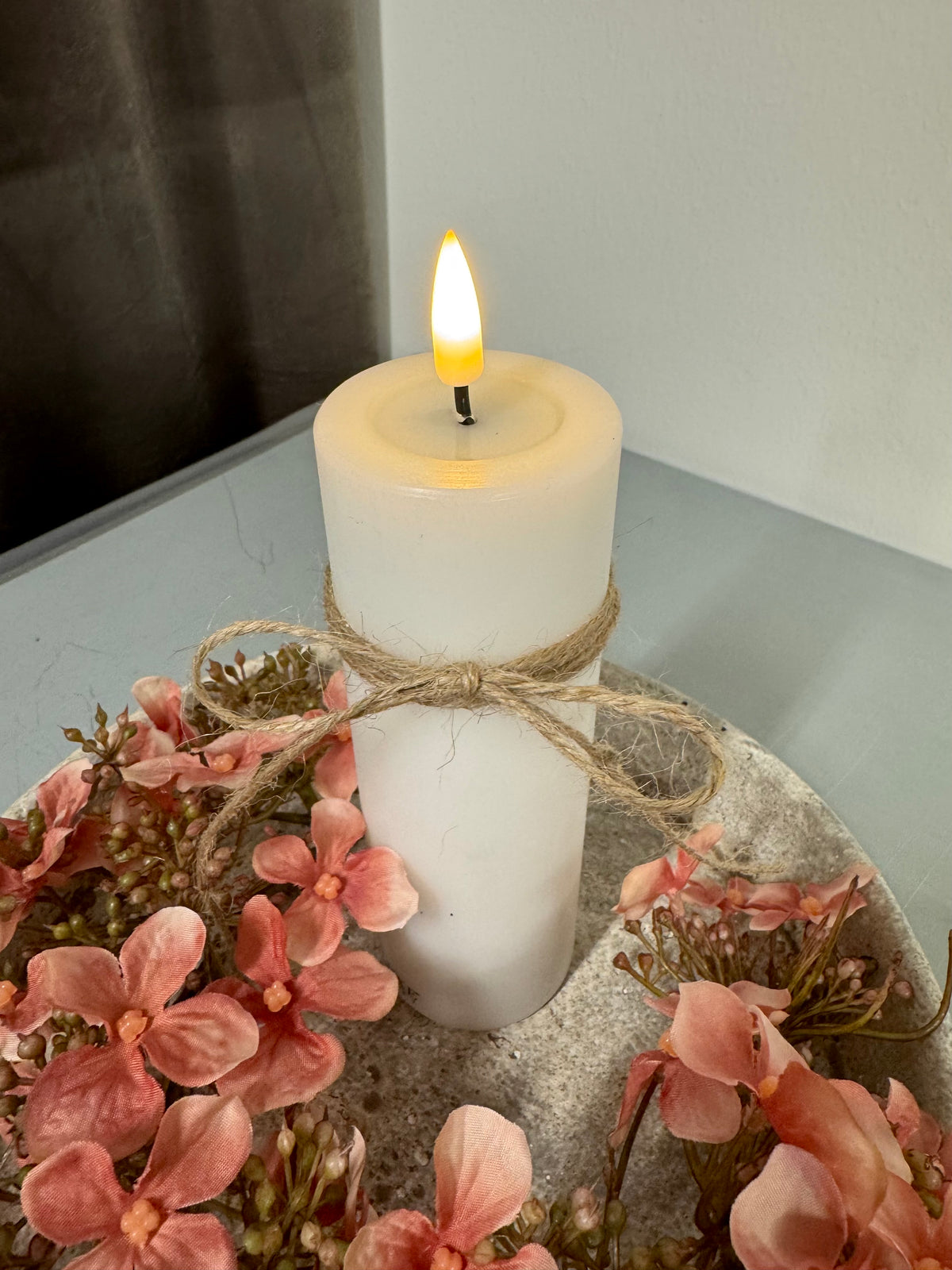 Blomster ranke & LEDlys