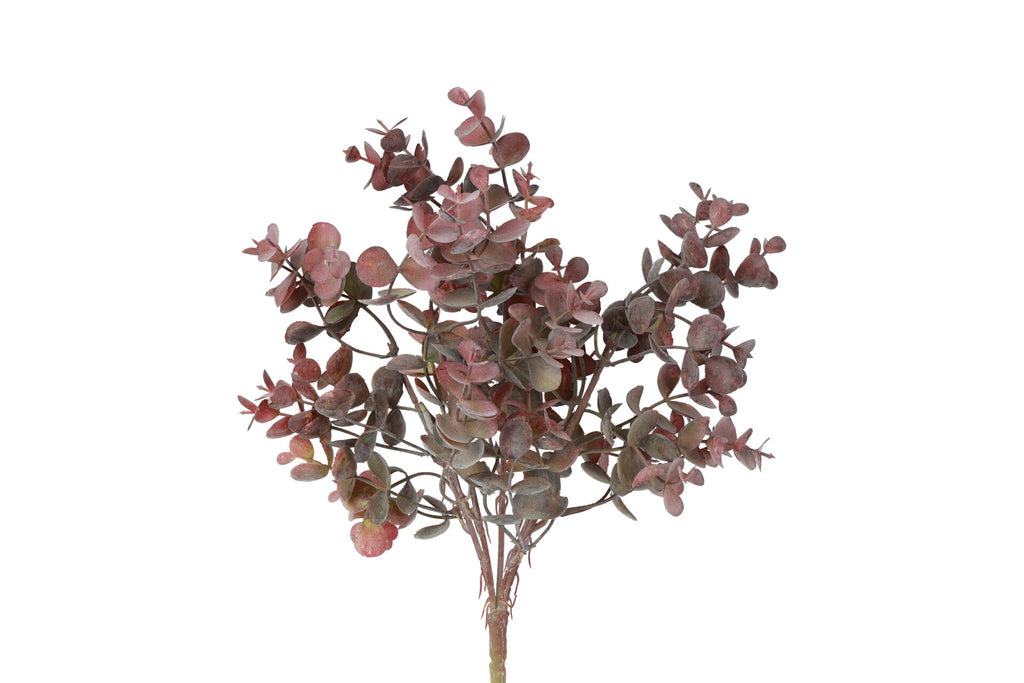Eucalyptus buket lys bordeaux h 33 cm