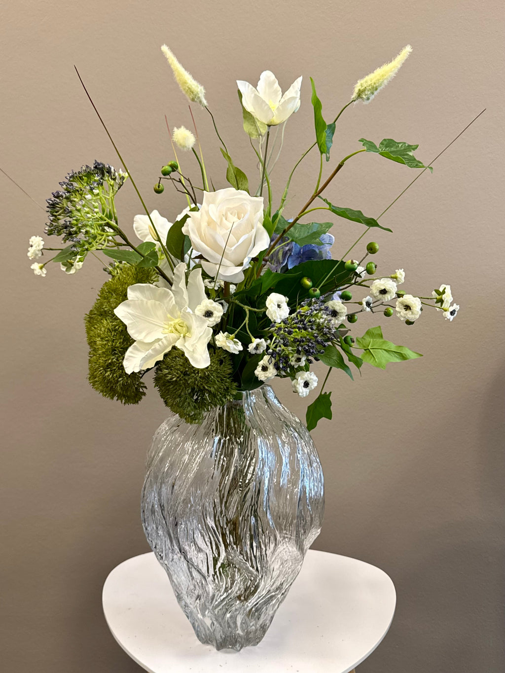 Deluxe blå hortensia buket