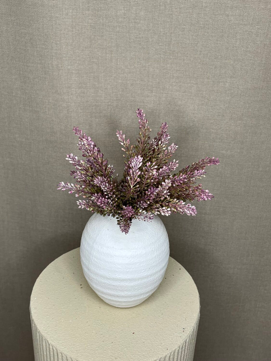 Lyng rosa i bundt h 27 cm