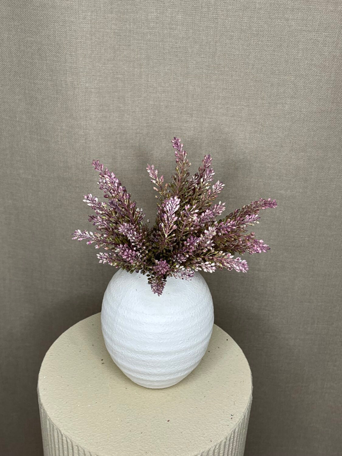 Lyng rosa i bundt h 27 cm