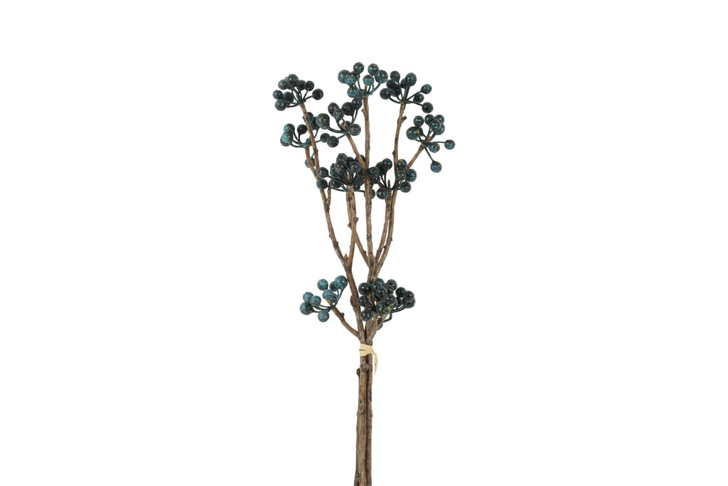 Gren sorte bær bundt/ 3 stk helix h 42 cm