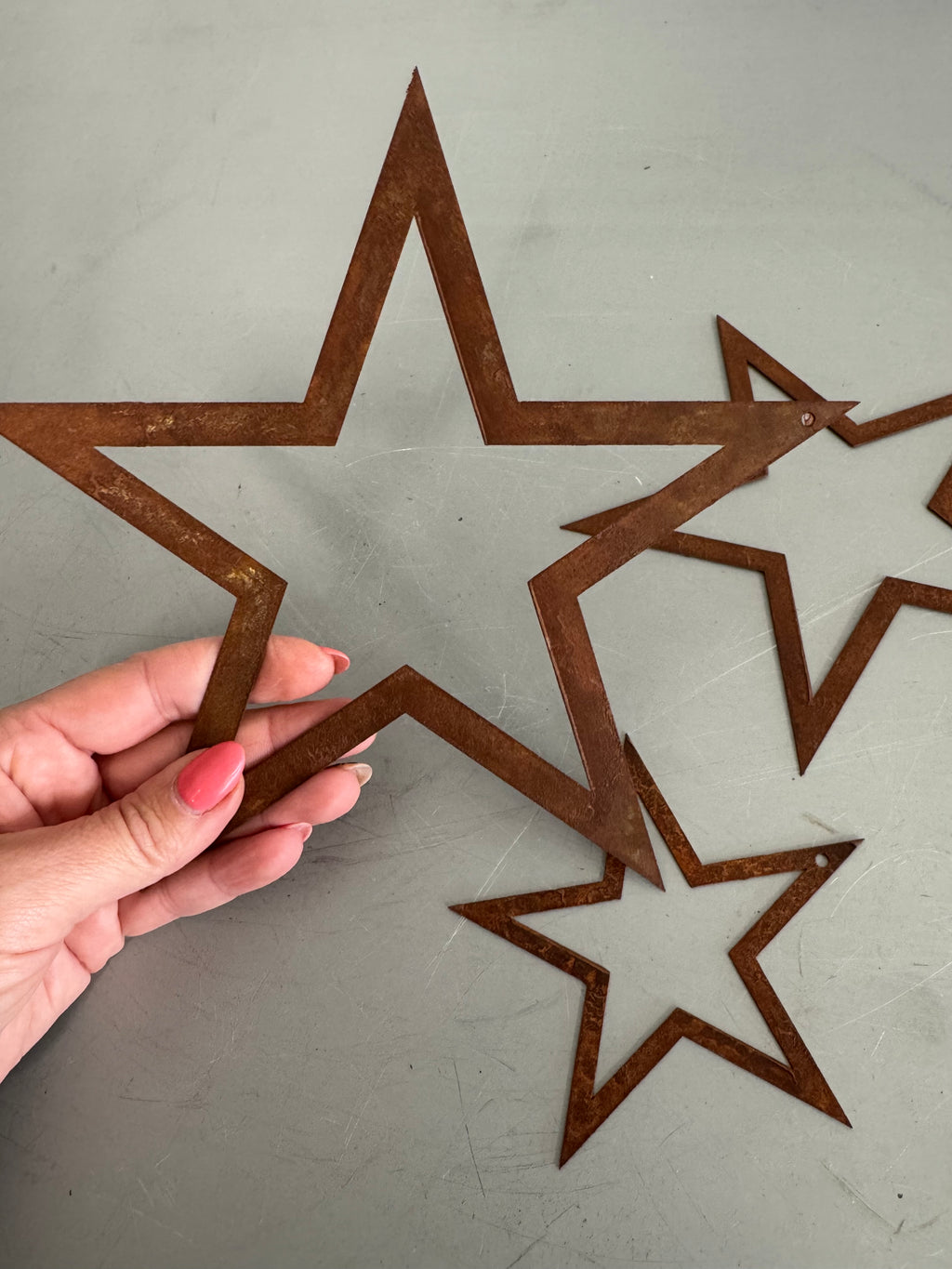 Rust stjerne 15 cm