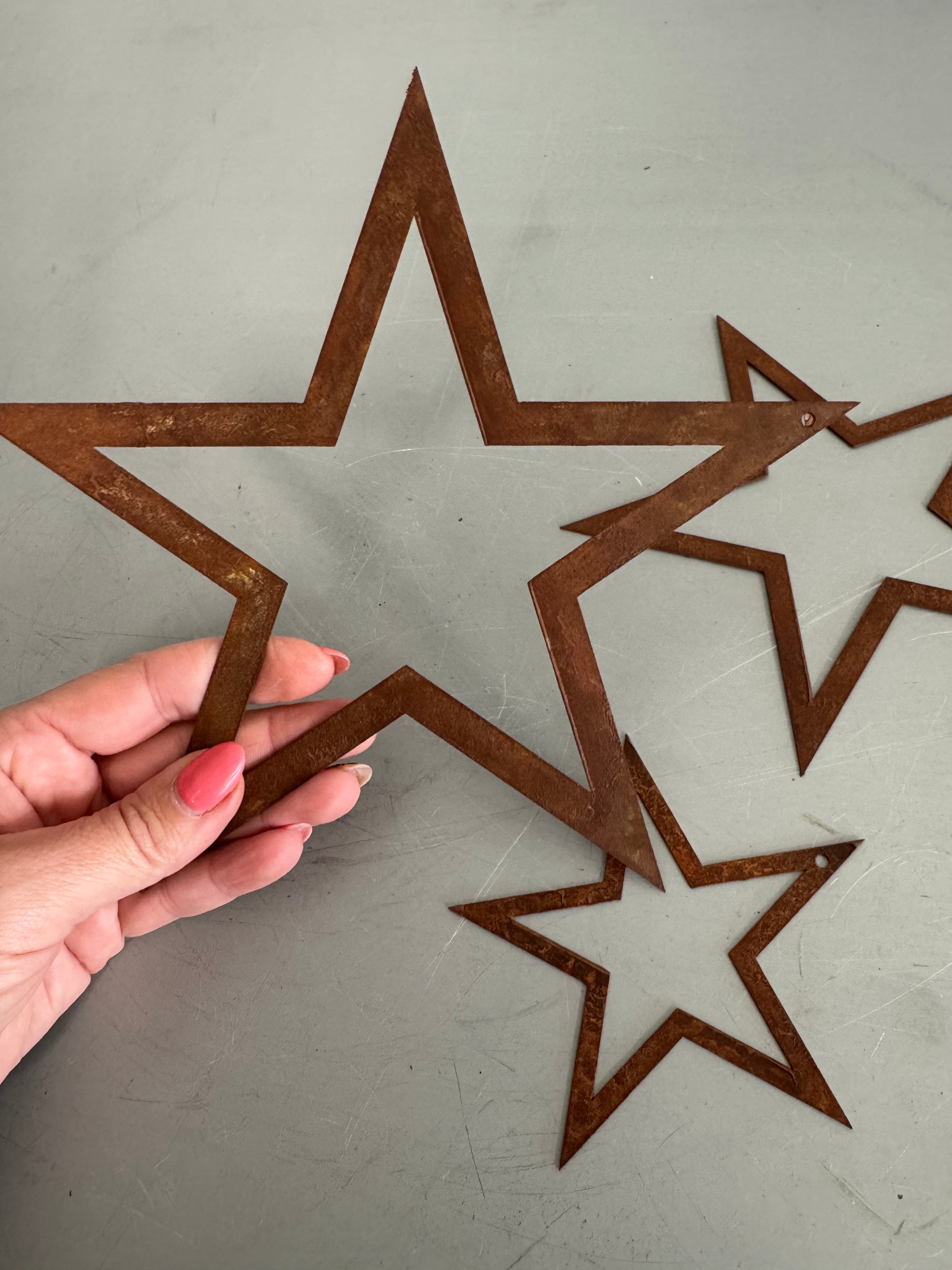 Rust stjerne 15 cm