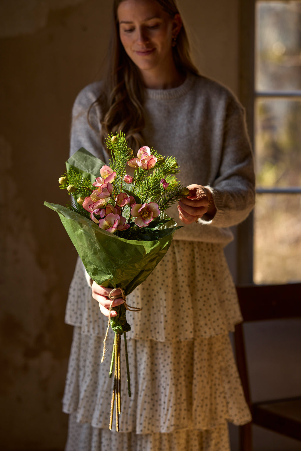 Julerose Rosa 57 cm