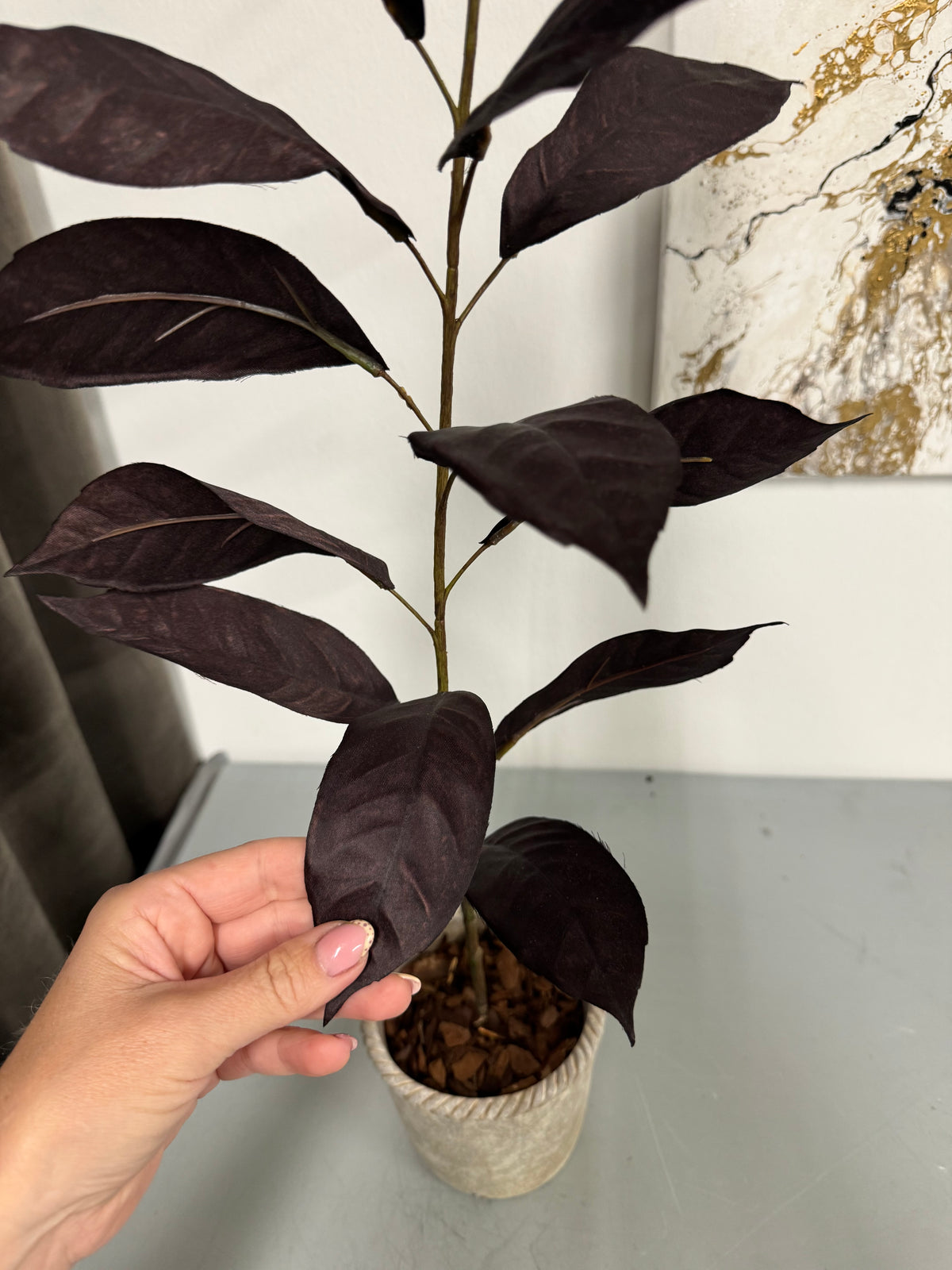 Blad burgundy 100 cm