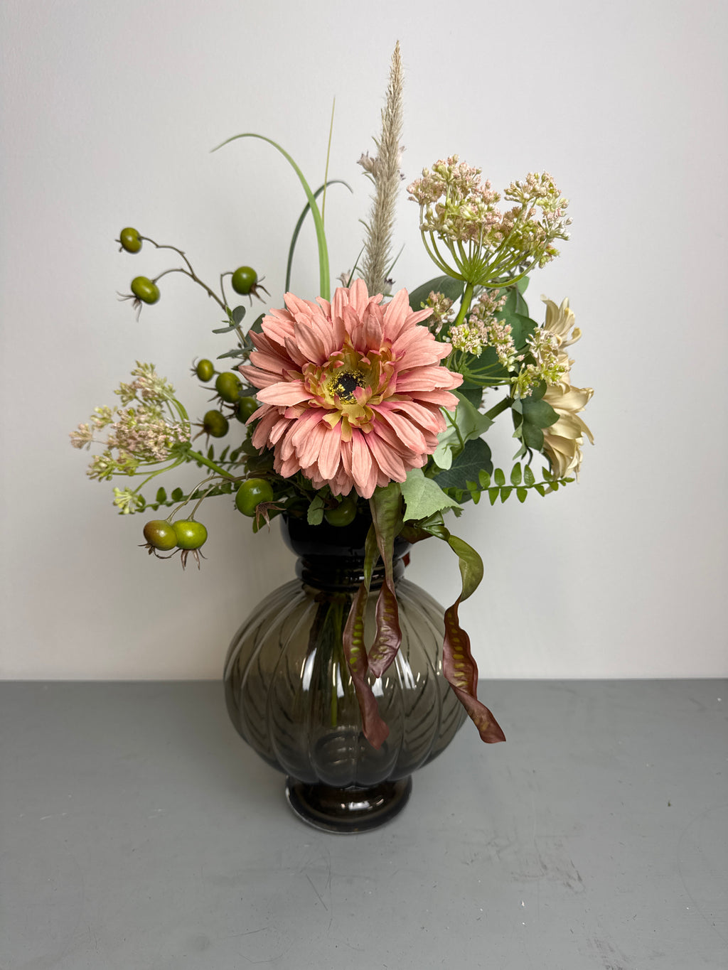 Buket hvid solsikke tilbud