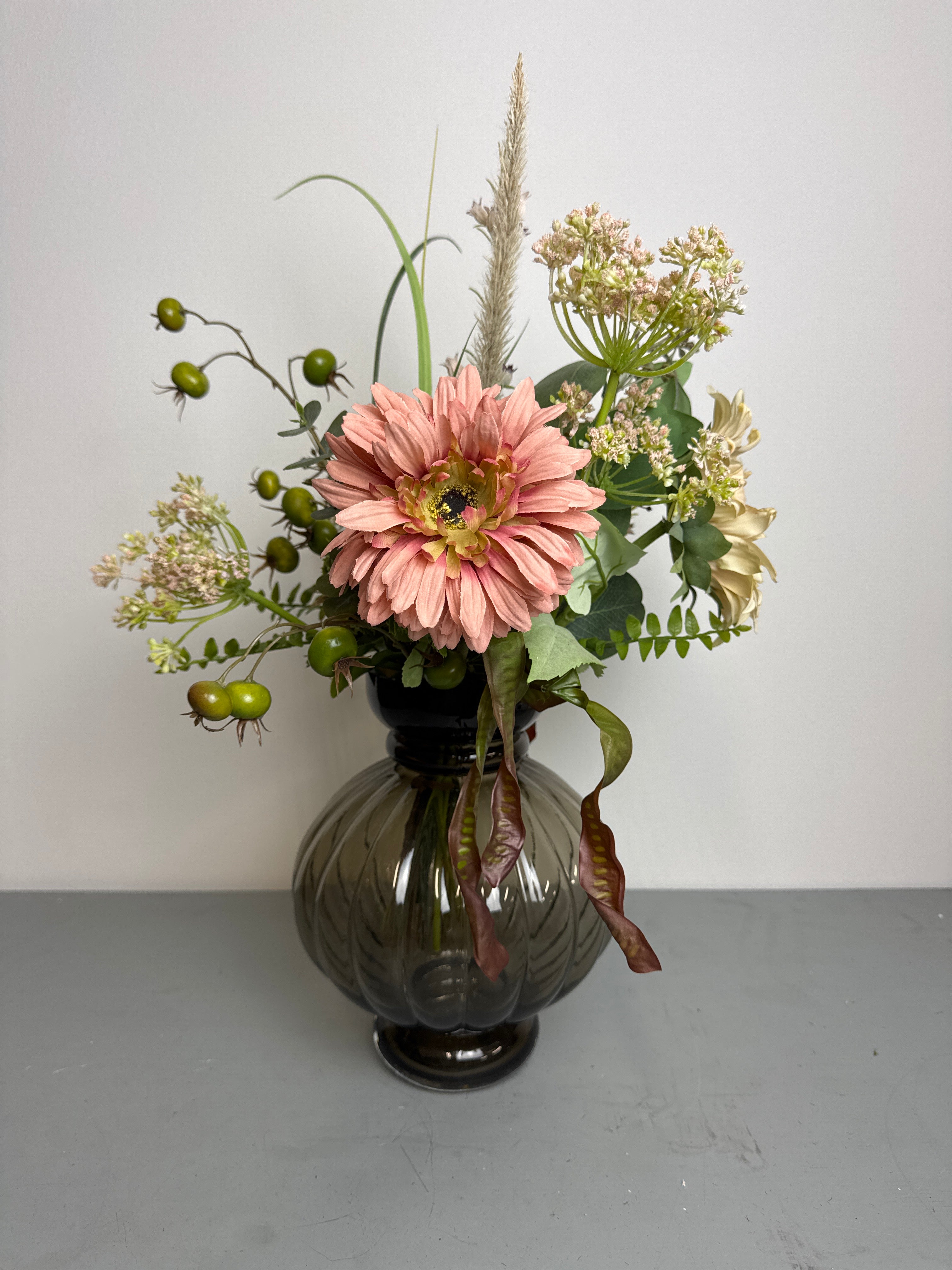 Buket hvid solsikke tilbud