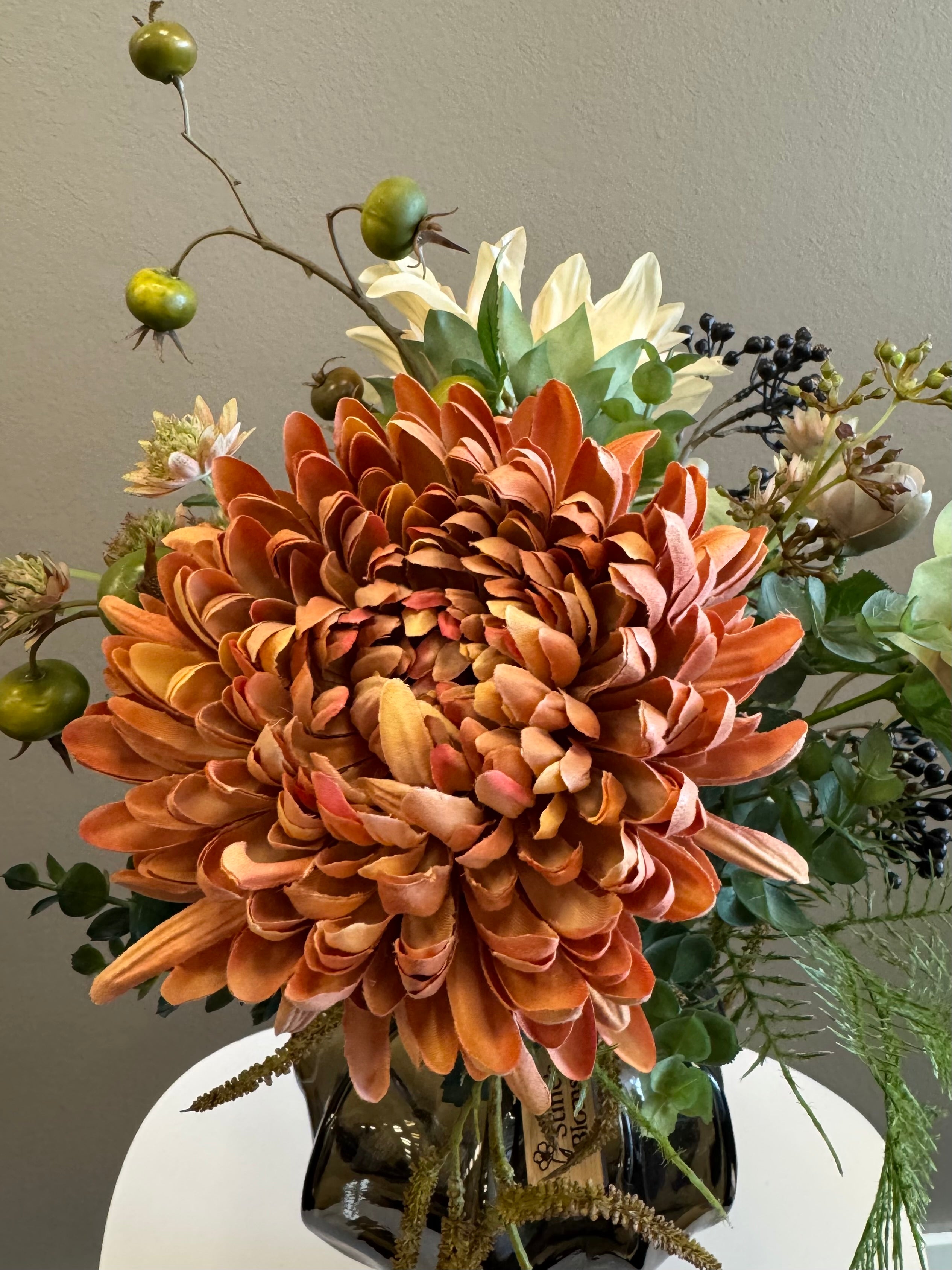 Efterår orange chrysanthemum