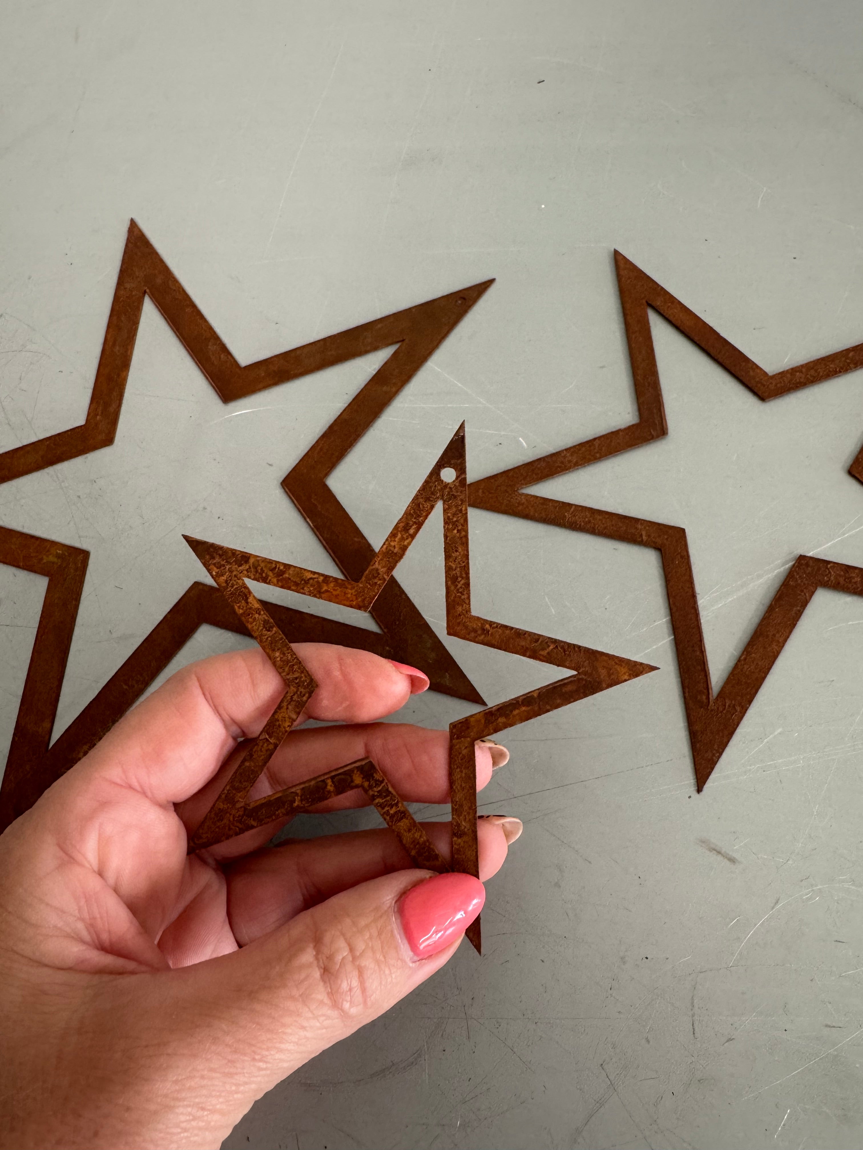 Rust stjerne 15 cm
