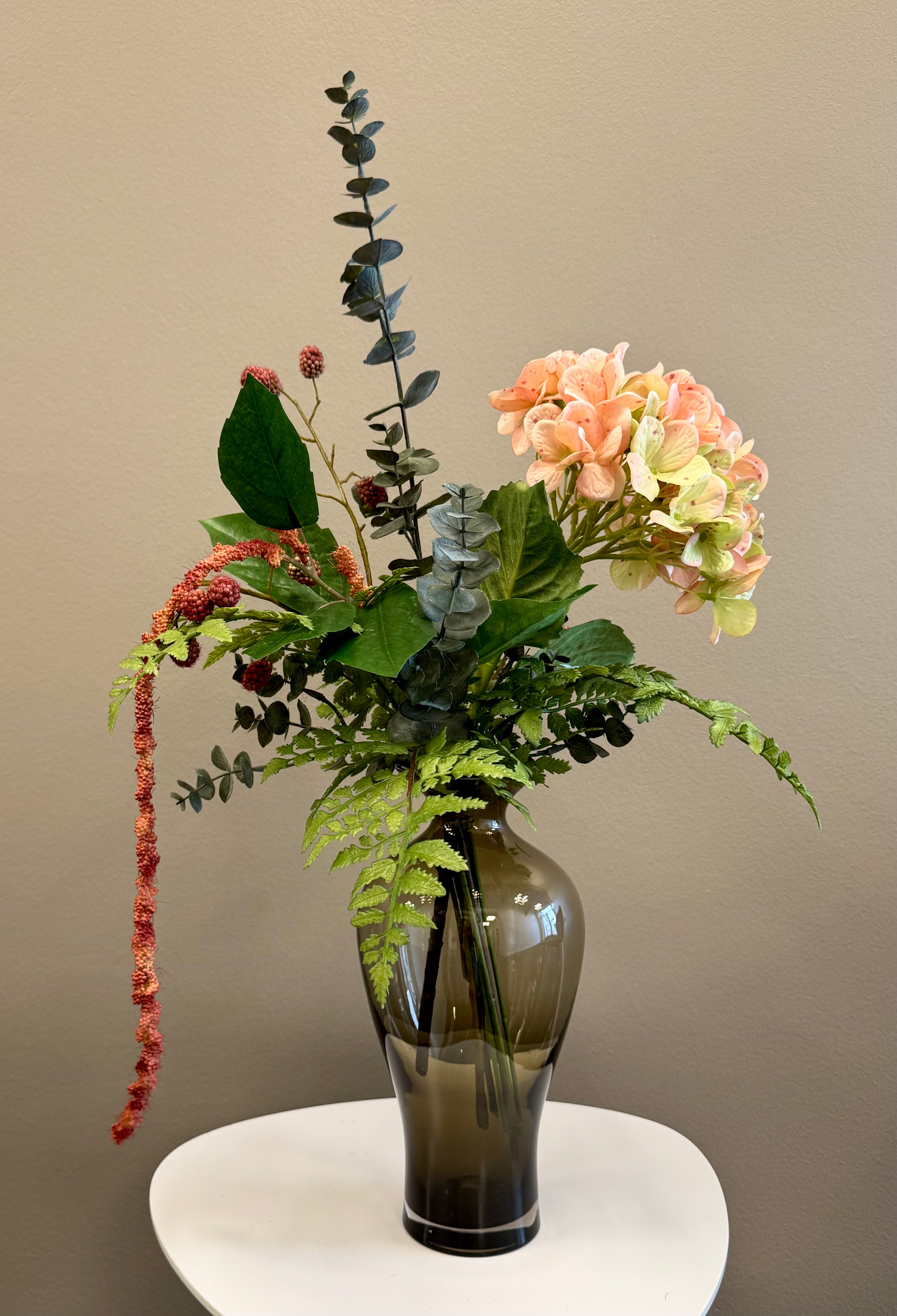Hortensia peach buket