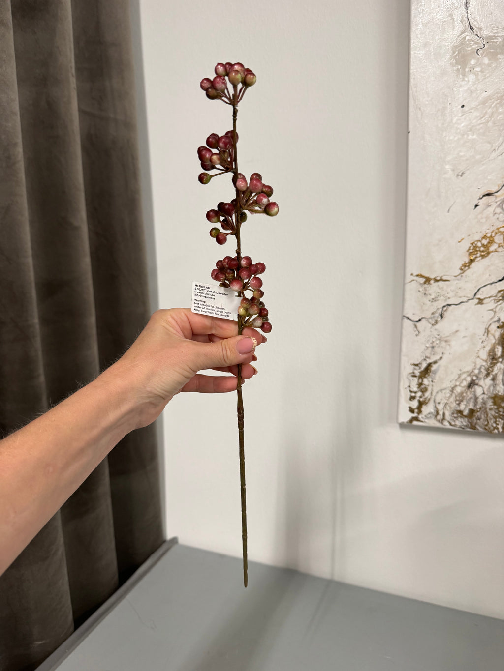 Bær kvist rød 42 cm