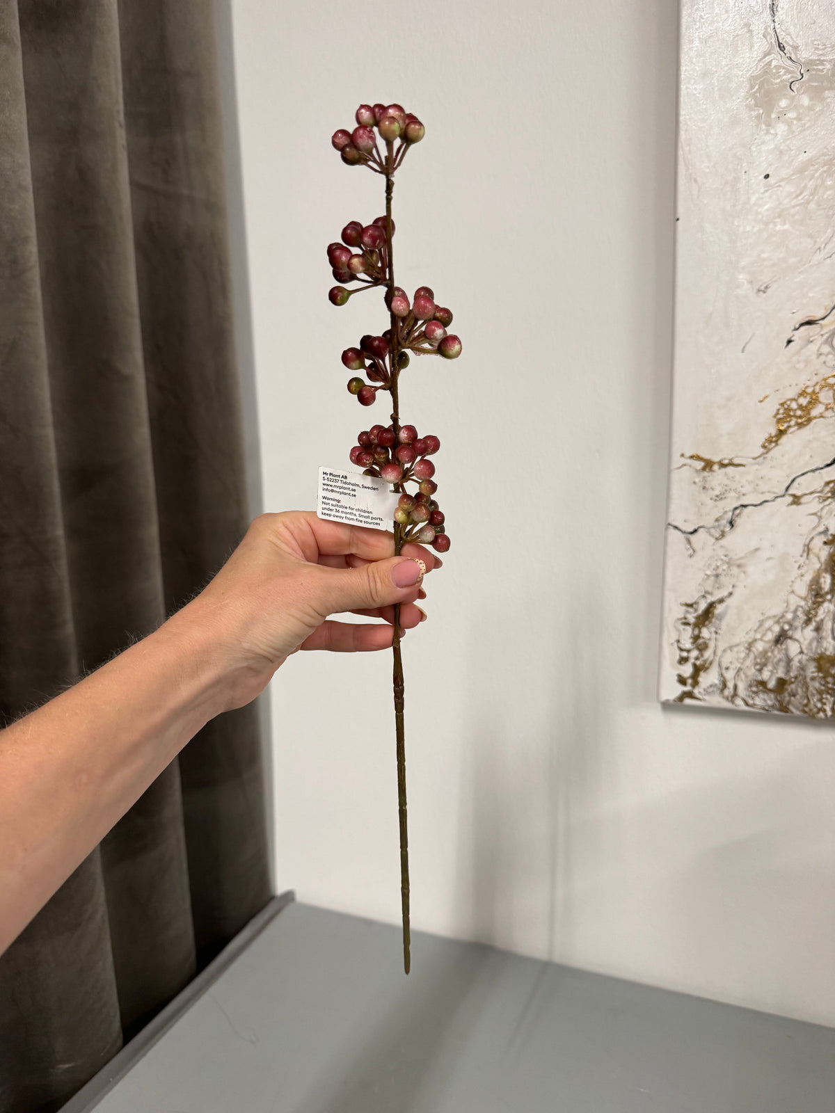 Bær kvist rød 42 cm