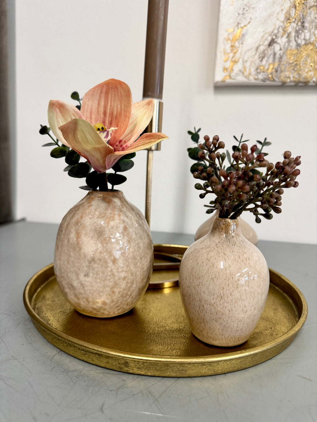 Vase sæt inkl. blomster